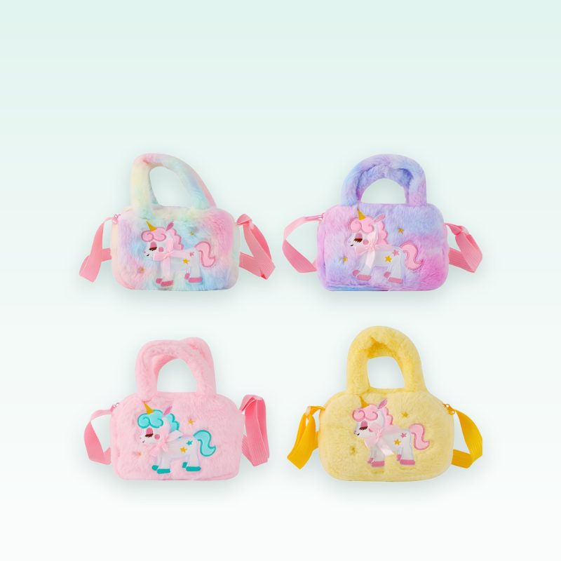 Çantë krahu mini pelush Dream Pony për fëmijë
