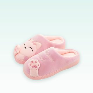 Pantofla pelush për femra putra mace rozë 38-39