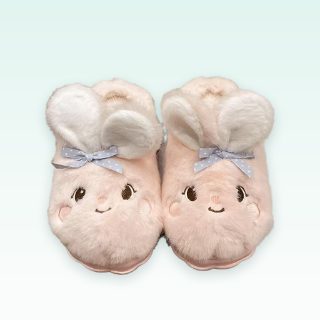 Pantofla pelush për femra lepurush rozë 40-41