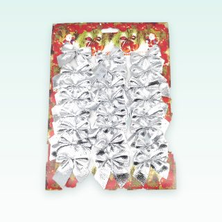 Fjongo varëse dekorative (XS)(24 copë)(argjend)